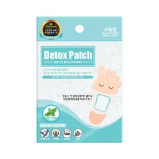 쿠지라 디톡스 패치 민트, 4개입, 1개