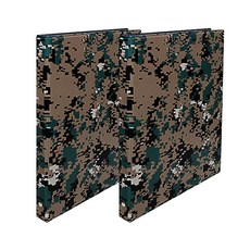A4 군용 O링 바인더 3공 3cm, 국방무늬, 2개