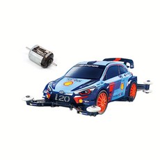 TAMIYA 現代 i20 Coupe WRC 迷你車 MA 底盤 95517 + Atomic Tune Motor Pro 15489, 混色, 1套