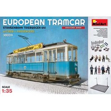 미니아트 38009 1/35 EUROPEAN TRAMCAR StraBenbahn Triebwagen 641 CREW PASSENGERS 프라모델, 1개