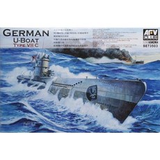 AFVCLUB 73503 1/350 型VIIC U-Boat 壓鑄件, 混色