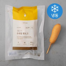 네니아 우리밀 핫도그 (냉동), 50g, 4개