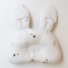 꿈두부 토끼 유아동 짱구베개, 미쎄스깡, 1개