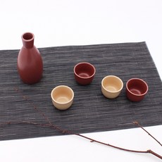 핸드메이드 도자기 열매 도쿠리세트, 1세트, 도쿠리 + 잔