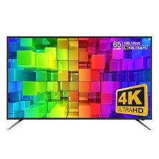 중소기업 tv-추천-델로라 4K UHD LED TV, 166cm(65인치), MOTV 650S HDR10 UHD TV, 스탠드형, 자가설치