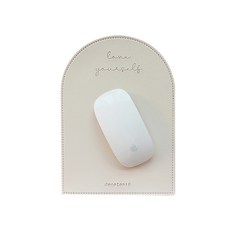 데코토닉 하프문 마우스패드, 아이보리, 1개