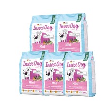인섹트도그 하이포알러지 미니 건식사료 5p, 밀웜, 900g