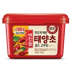 해찬들 태양초 골드 고추장, 500g, 1개