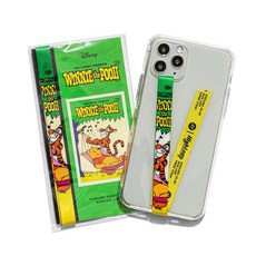 하이루프 디즈니 휴대폰 스트랩 + 데코스티커, WINNIE THE POOH04, 1세트