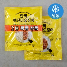 한끼 백진미 오징어 (냉동), 100g, 2개