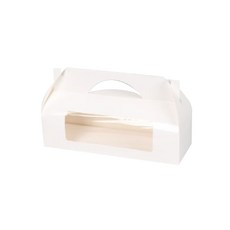 천운패키지 빼빼로박스 창문형, 화이트, 10개