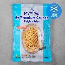 마이디벨 마이 프리미엄 크런치 감자튀김 지퍼백 (냉동), 750g, 1개