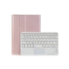 터치패드 블루투스 키보드 태블릿PC 케이스, 로즈핑크