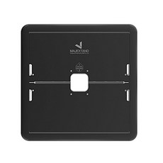 마제스탠드 6단계 높이조절 부착식 노트북거치대 1.7mm, 블랙