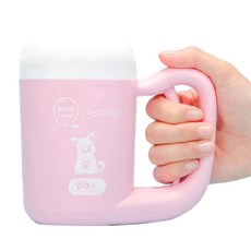 퍼피맨 pb+ 애견 발 세척기 자동형 소, 핑크, 1개