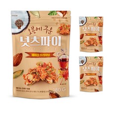 잇츠리얼넛츠 메이플 넛츠파이 오리지날, 180g, 3개