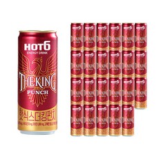 핫식스 더킹 펀치 에너지음료, 24개, 355ml