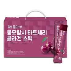 미쁨생활건강 딱좋아 몽모랑시 타트체리 콜라겐 젤리스틱, 20g, 60개