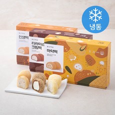 청년떡집 원조크림떡 스페셜팩 3종 x 600g (냉동), 1세트