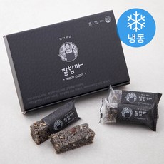 청년떡집 흑임자와 견과 찰밥바 (냉동), 60g, 6개