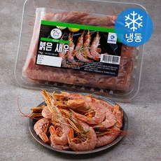 살맛나요 자연산 붉은 새우 (냉동), 1kg, 1팩