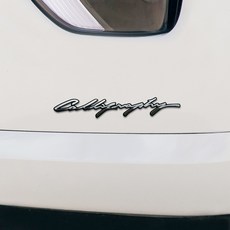 그리븐 MODEL NAME 캘리그라피 메탈 엠블럼 70387, 미러크롬 리븐 MODEL NAME 캘리그라피 메탈 크롬 엠블럼 70387