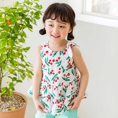 유아리본블라우스