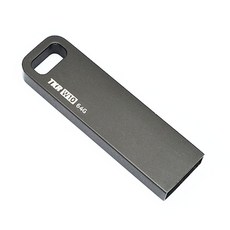 티케이리테일 메탈 USB 메모리 W10 블랙, 64GB