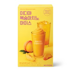 이디야 복숭아 치노 아이스티 분말 40p, 1개, 640g, 1개, 40개입 1개, 640g, 1개