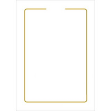 Daniel文具 Uhyeon工業 金箔獎狀紙 180g, 100張, no06 白色
