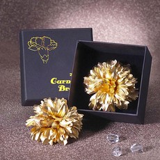 골드카네이션브로치
