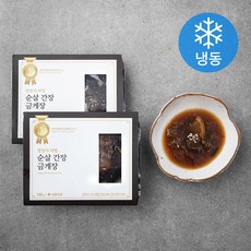 명장의비법 순살 간장 금게장 (냉동), 100g, 2개