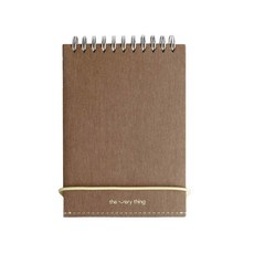 소소문구 the Very thing 수첩 portable, brown, 1개