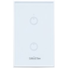 스마트빌 IOT 음성인식가능 스마트스위치 2구 화이트, 1개