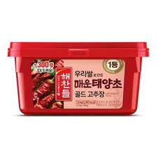 해찬들 우리쌀로 만든 매운 태양초 골드 고추장, 1.8kg, 1개