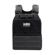 WODFRIENDS CrossFit 健身重量背心板載體, 黑色的, 1.2公斤