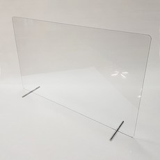 피노마켓 비말차단용 아크릴 볼트형 투명 가림막 대형 90 x 60 cm