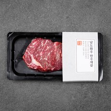 남도화우 암소한우 1++등급 채끝 스테이크용 (냉장), 200g, 1개