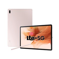 삼성전자 갤럭시탭S7 FE 태블릿PC 5G 128GB, SM-T736N, 미스틱 핑크