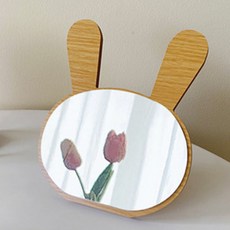 하리코 원목 탁상 거울, 토끼
