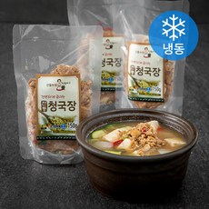 간편하게 끓이는 행복마님 전통 청국장 (냉동), 150g, 3팩