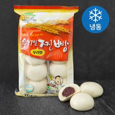 국산팥 우리밀 우리쌀 찐빵 10개입 (냉동), 500g, 1개