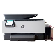 HP 오피스젯 프로 9010 잉크젯 복합기 OJ9010 + 무한 잉크 공급기 800ml