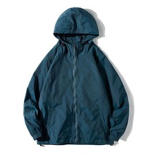 아울스 남성용 베이직 후드 아웃도어 오버 자켓 #J6500