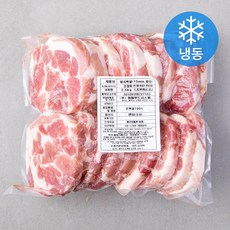 미트코리아 덴마크 목살 칼집 15mm (냉동), 2.5kg, 1개