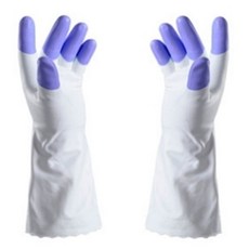 고무장갑 좌우 세트 M 8.3~9.3cm KMY21083005, 퍼플, 1세트, 중(M)