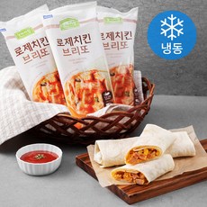 상하키친 로제 치킨 브리또 (냉동), 130g, 4개