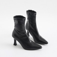 잭앤질 기모스판 앵클부츠 8cm JD1838