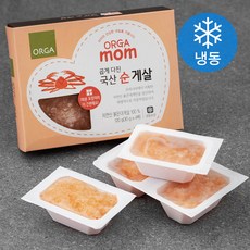 ORGA 곱게 다진 국산 순 게살 (냉동), 120g, 1개