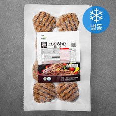 바른선 리얼직화 그릴함박 (냉동), 640g, 1개
